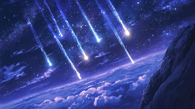 流星雨壁紙