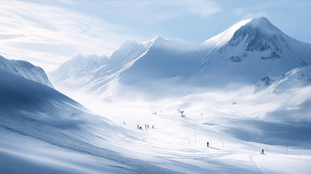 雪山大場(chǎng)景