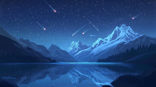 唯美流星雨
