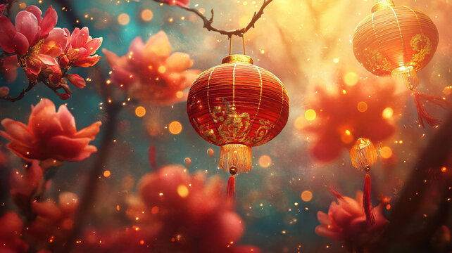 高清唯美節(jié)日燈籠