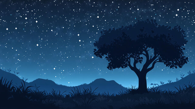 自然夜晚