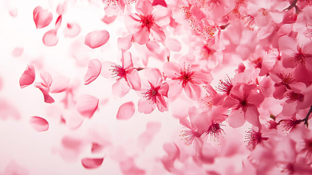 唯美花瓣創(chuàng)意桃花