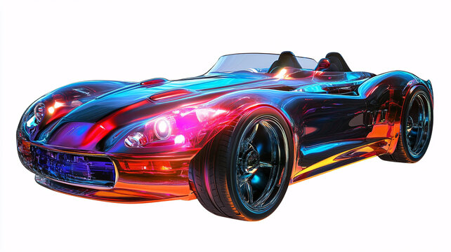 發(fā)光的車酷炫車