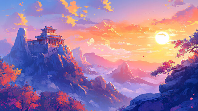 天界曉鐘風(fēng)景