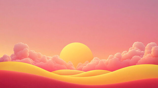 風(fēng)景膨脹圖案