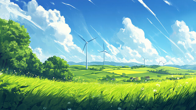 草地場景