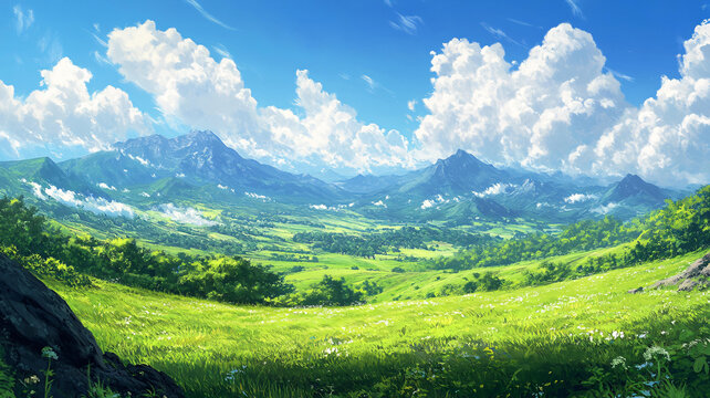 寬屏風(fēng)景畫