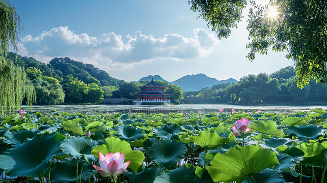 避暑山莊荷花