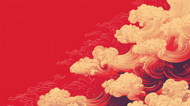 浪花背景