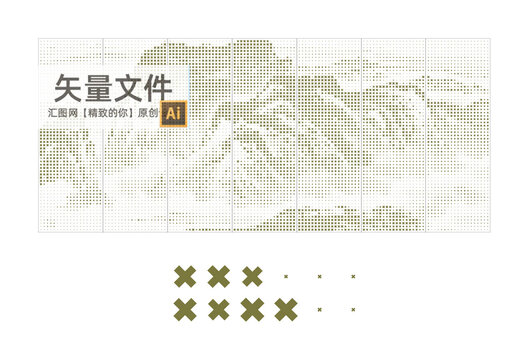 大幅激光鏤空山水