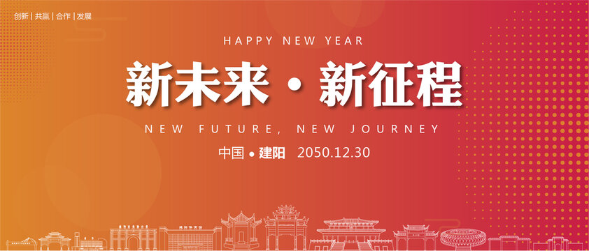 建陽(yáng)新年背景