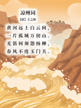 古詩配圖涼州詞