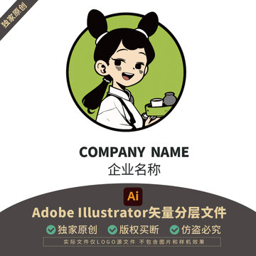 餐飲LOGO企業(yè)形象工業(yè)標志服飾吉祥物