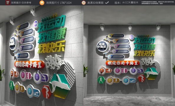 小型運(yùn)動文化墻健身小知識