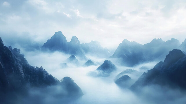 大氣高清意境山水