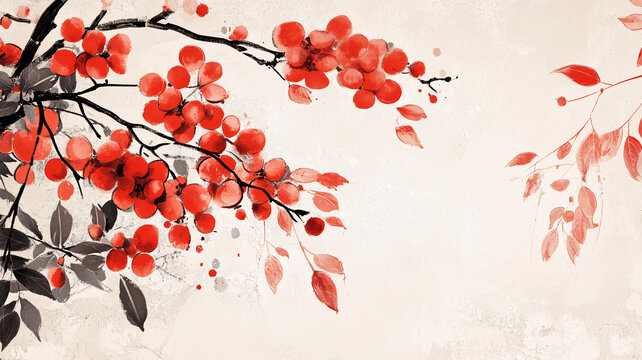 新中式紅葉