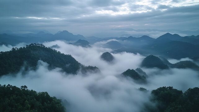 柯村云海全景圖