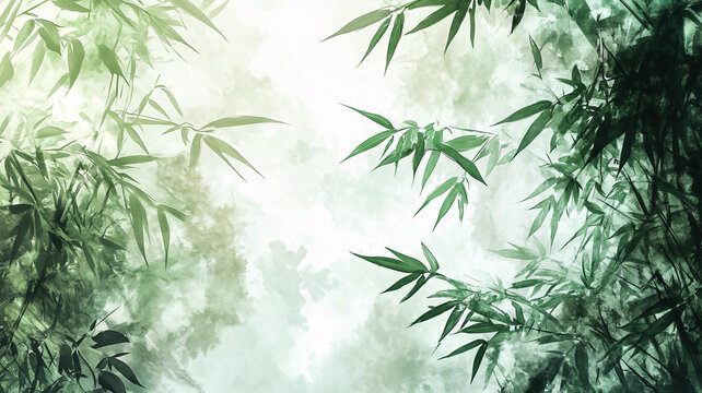 唯美竹影竹韻
