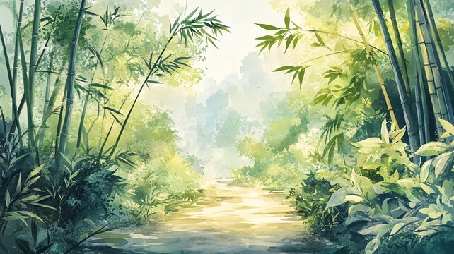 竹林背景