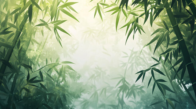 唯美竹影竹韻