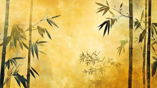竹林藝術(shù)壁紙