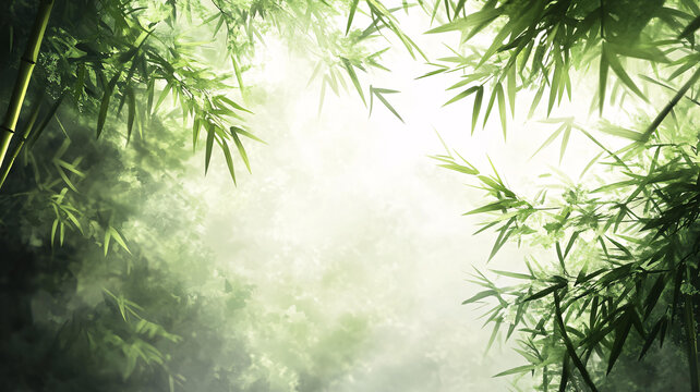 唯美竹影竹韻