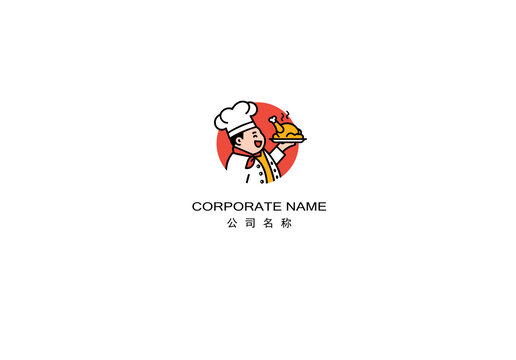 烤雞店logo