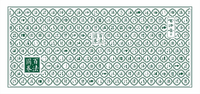 傳統(tǒng)文化百法圖法治文化墻文字底紋背景
