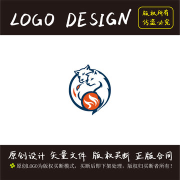 卡通動(dòng)物logo設(shè)計(jì)
