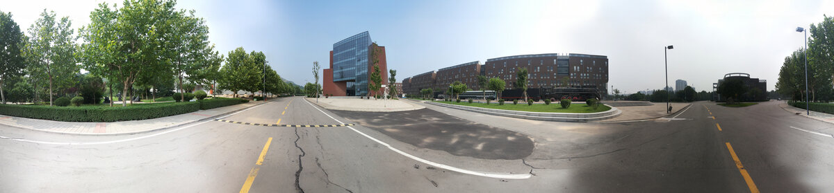 山東工藝美術學院火車廣場全景