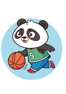 大熊貓打籃球
