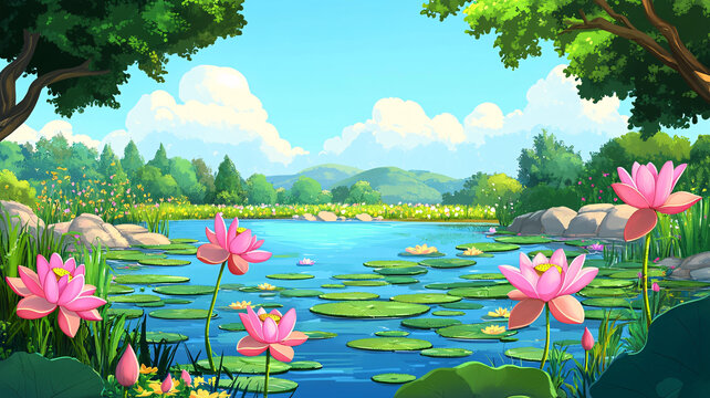 荷花池