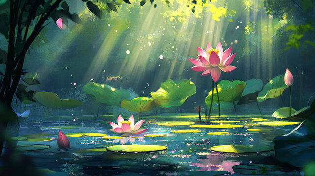 荷花池