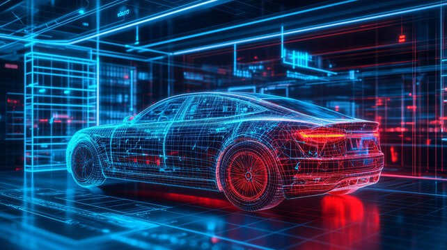汽車科技背景