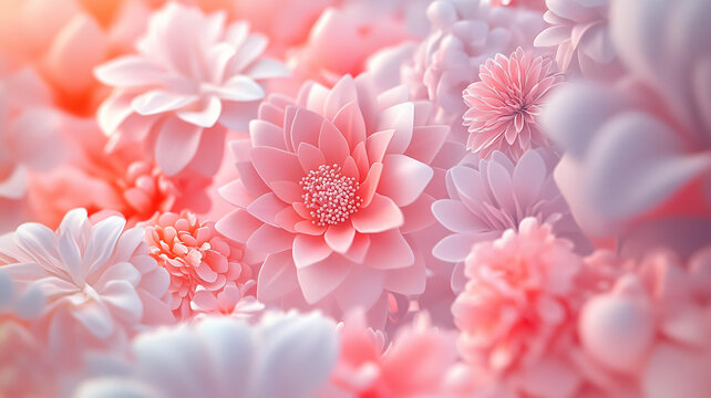 漸變風(fēng)花朵