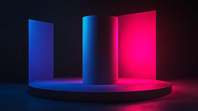 霓虹燈展臺(tái)