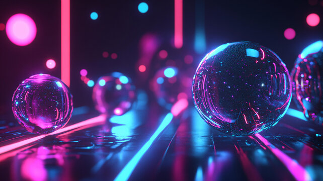 科技感水晶球