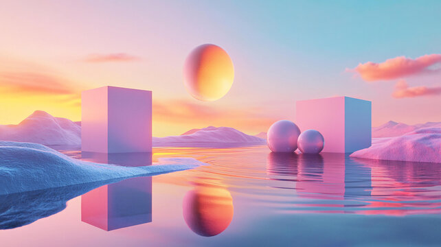 幾何體渲染場景