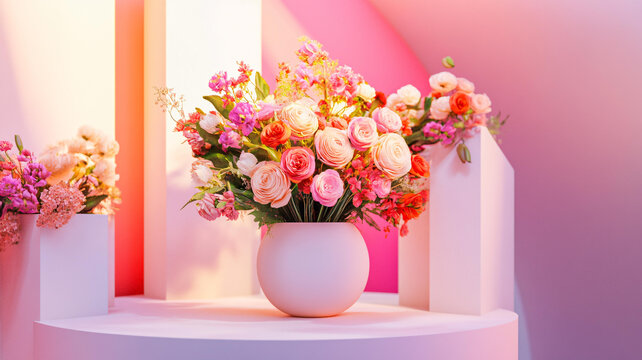 鮮花花藝擺件