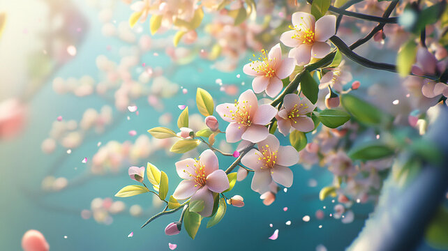 立體唯美花卉