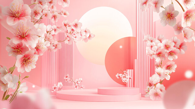 櫻花節(jié)氛圍設(shè)計(jì)