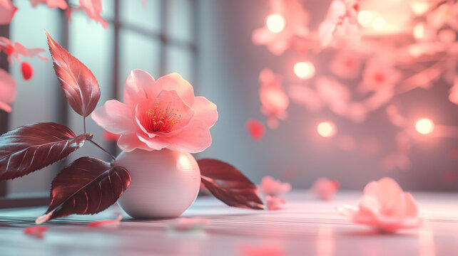 立體唯美花卉