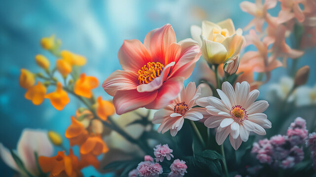 立體唯美花卉