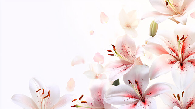 唯美百合花