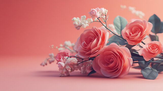 立體唯美花卉