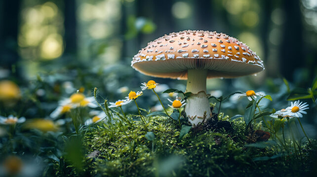 唯美森林野生菌