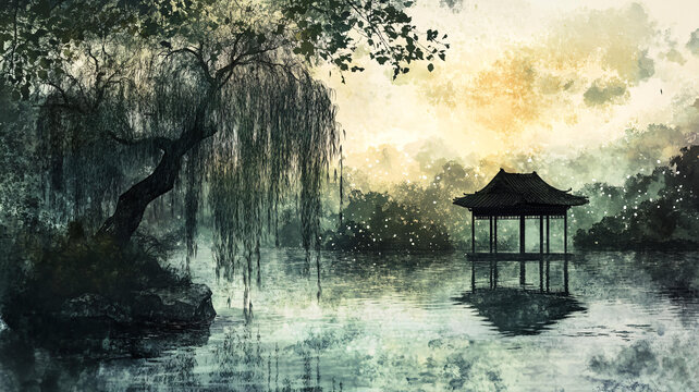 古亭水彩畫