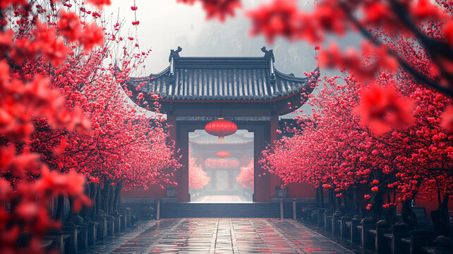 魅力紅場景點背景