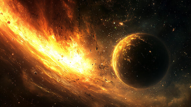 唯美宇宙背景