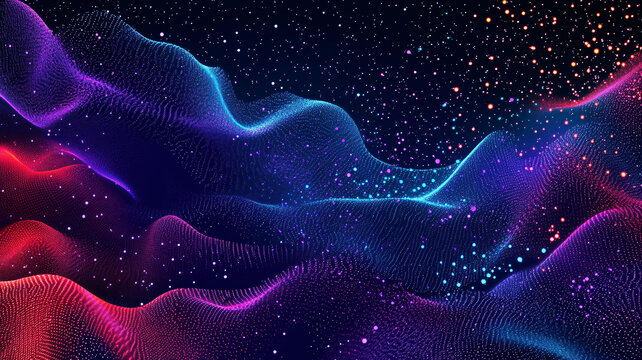 科技風漸變背景